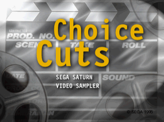 Sega Saturn Choice Cuts screenshot 2 for Sega Saturn